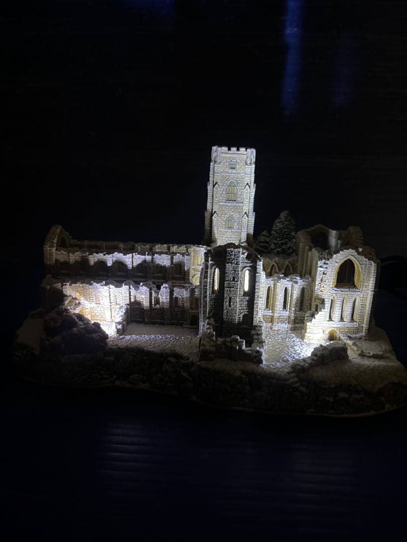 リリパットレーン 【FOUNTAINS ABBEY】積雪 電飾 箱 証書