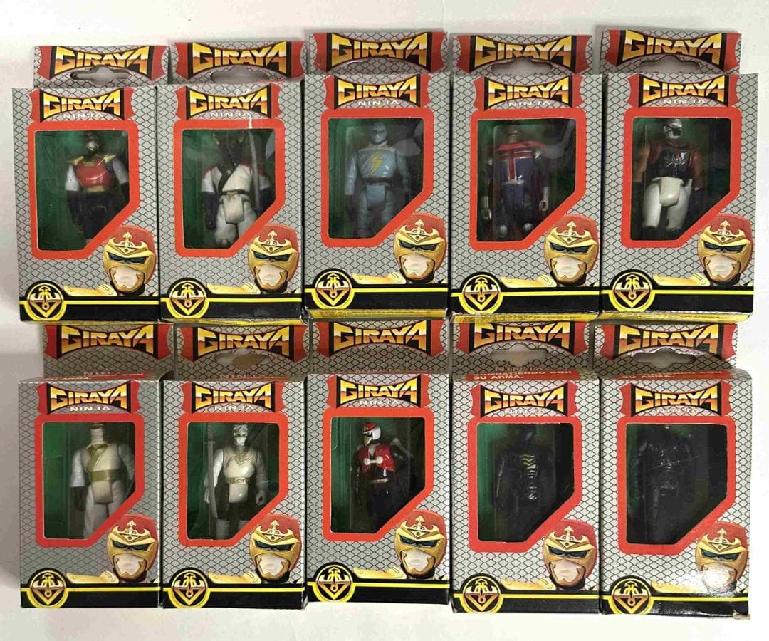 【海外版】世界忍者戦ジライヤフィギュア10体