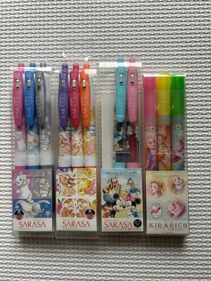 SARASAボールペン ディズニーストア プリンセス キラリッチ レア サラサ