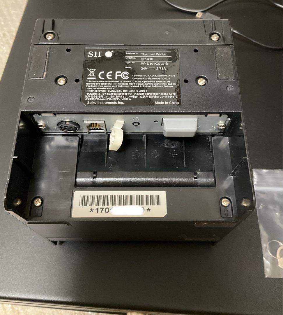セイコーインスツル SⅡ RP-D10レシートプリンター ドロアセット エアレジ