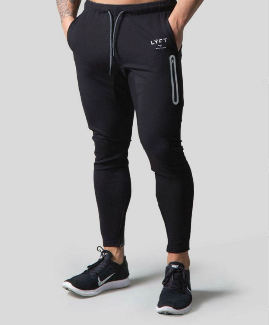 LÝFT 2WAY STRETCH UTILITY PANTS - BLACK