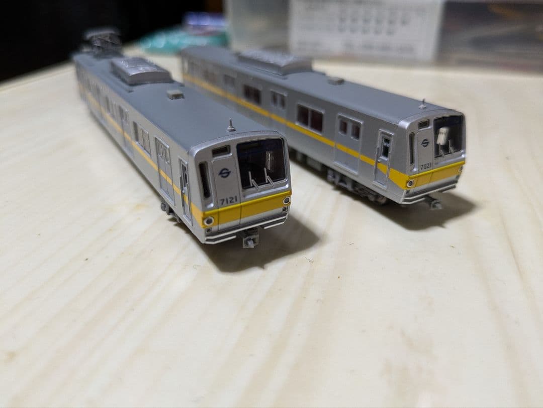 マイクロエース営団地下鉄7000系 冷房準備車6両セット室内灯、GMクーラー付き