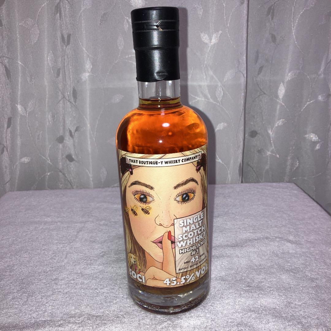 ブティックウイスキーの中で大人気商品ハイランドシングルモルト42年