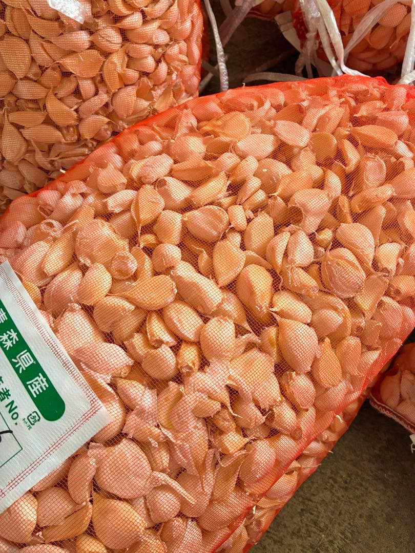 激安　青森県バラにんにく20Kg 小　タネ可能