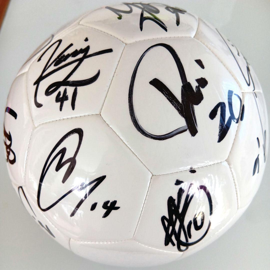 松本山雅 2024年複数選手直筆サイン入りボール 5号球