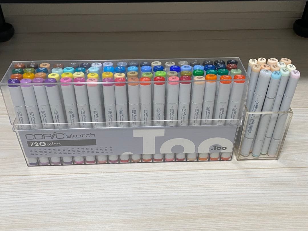 コピックスケッチ 72色 Aセット 【おまけ13本付き】