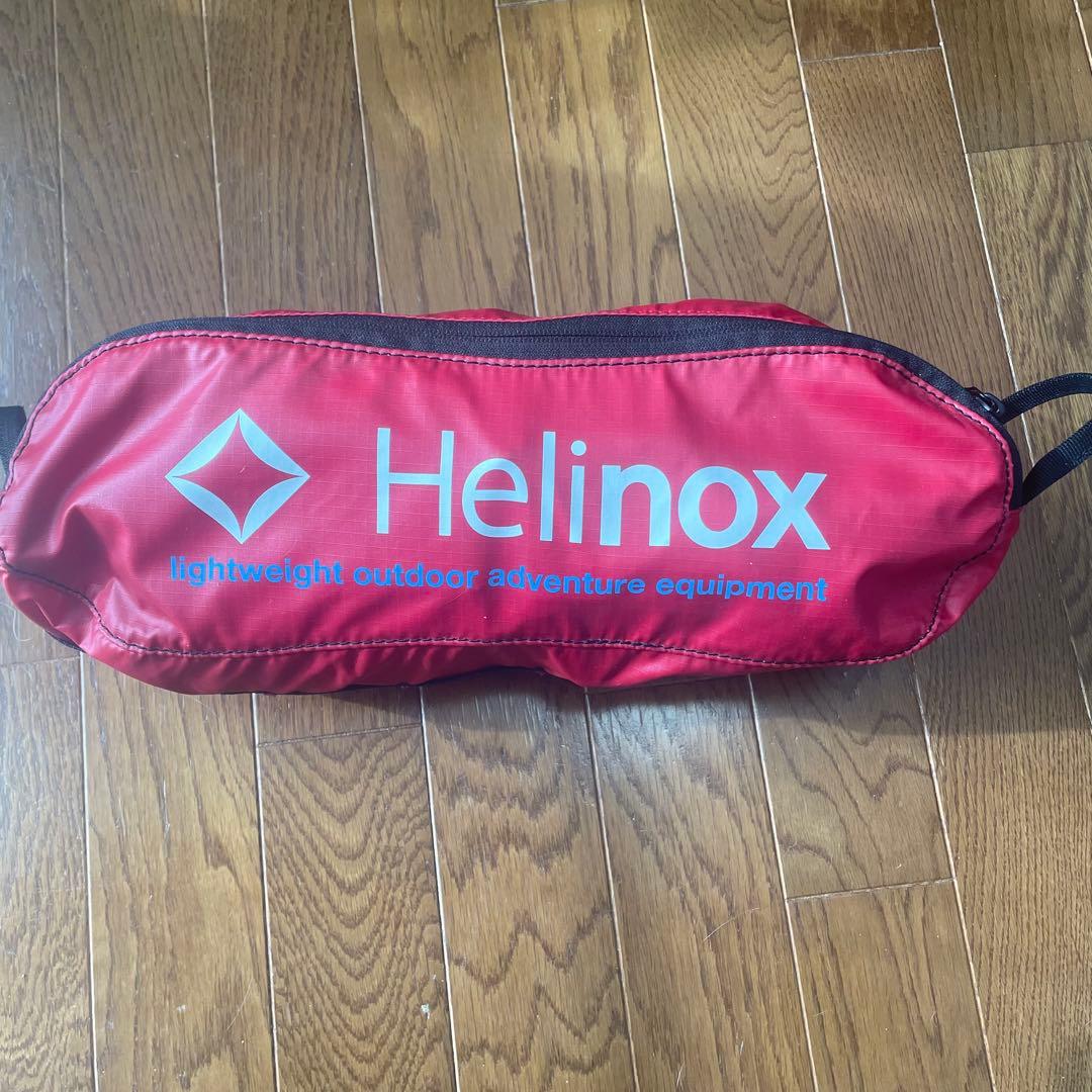 【新品未使用】Helinox ヘリノックス　アウトドアチェア レッド