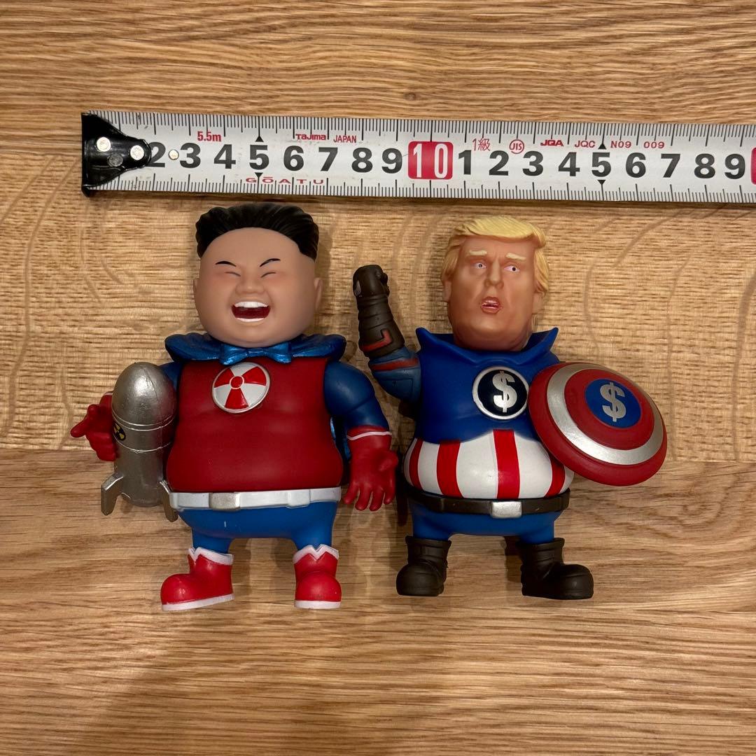 金正恩　ドナルドトランプ フィギュア 約10cm