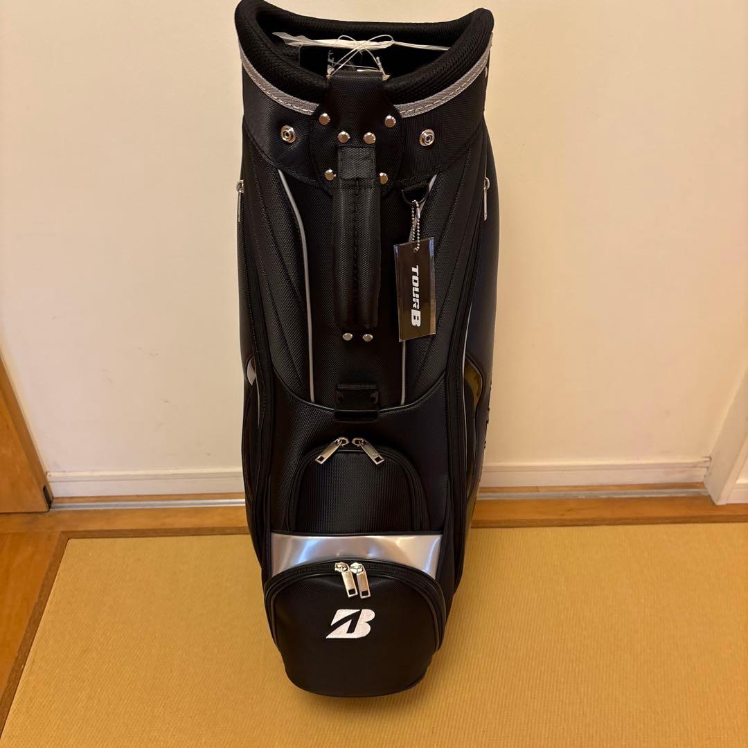 BRIDGESTONE TOUR B キャディバッグ ブラック/シルバー