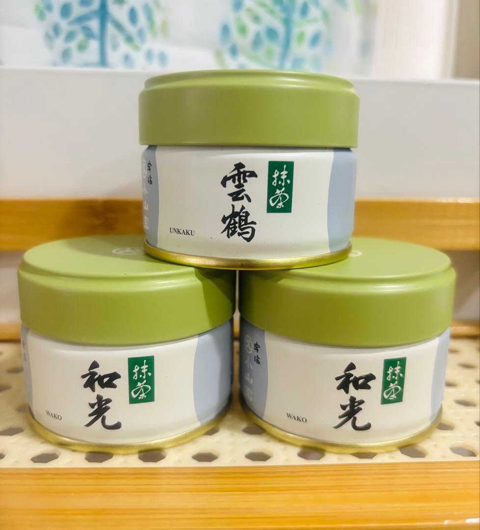 ★新品未開封★　抹茶　丸久小山園【雲鶴】1缶【和光】2缶