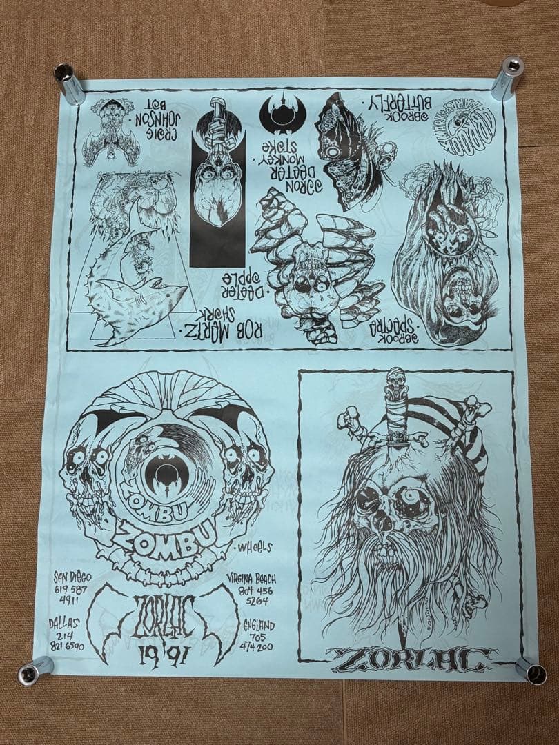 1991年 ビンテージ ゾーラック ポスター バナー90s 90's パスヘッド