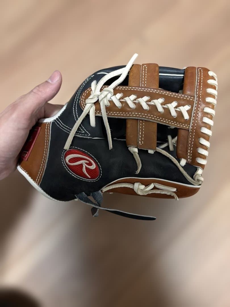 Rawlings Pro Series 軟式グローブ 黒/茶