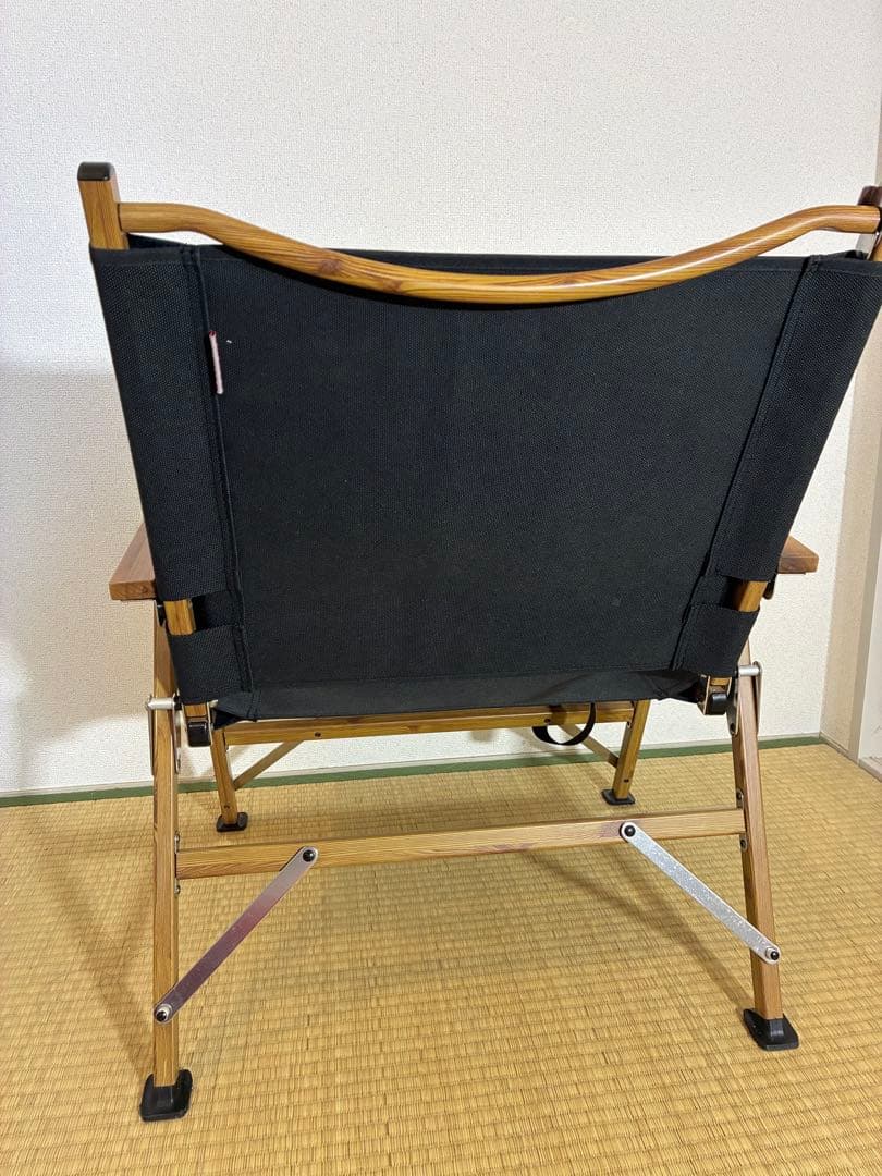 GROUSEグラウス　アウトドアローチェア　ブラック