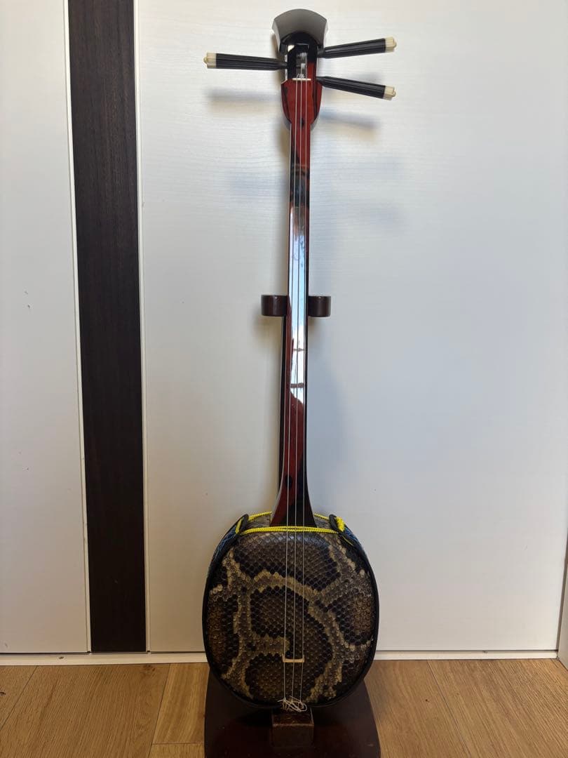 沖縄三線　琉球王朝與那城型（写し）