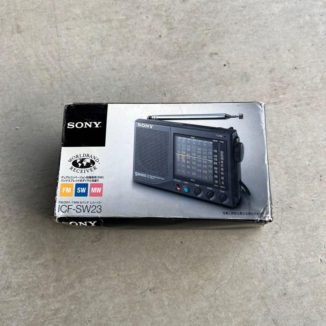 SONY FM/MW/SW1-7 ワールドバンドレシーバー ICF-SW23