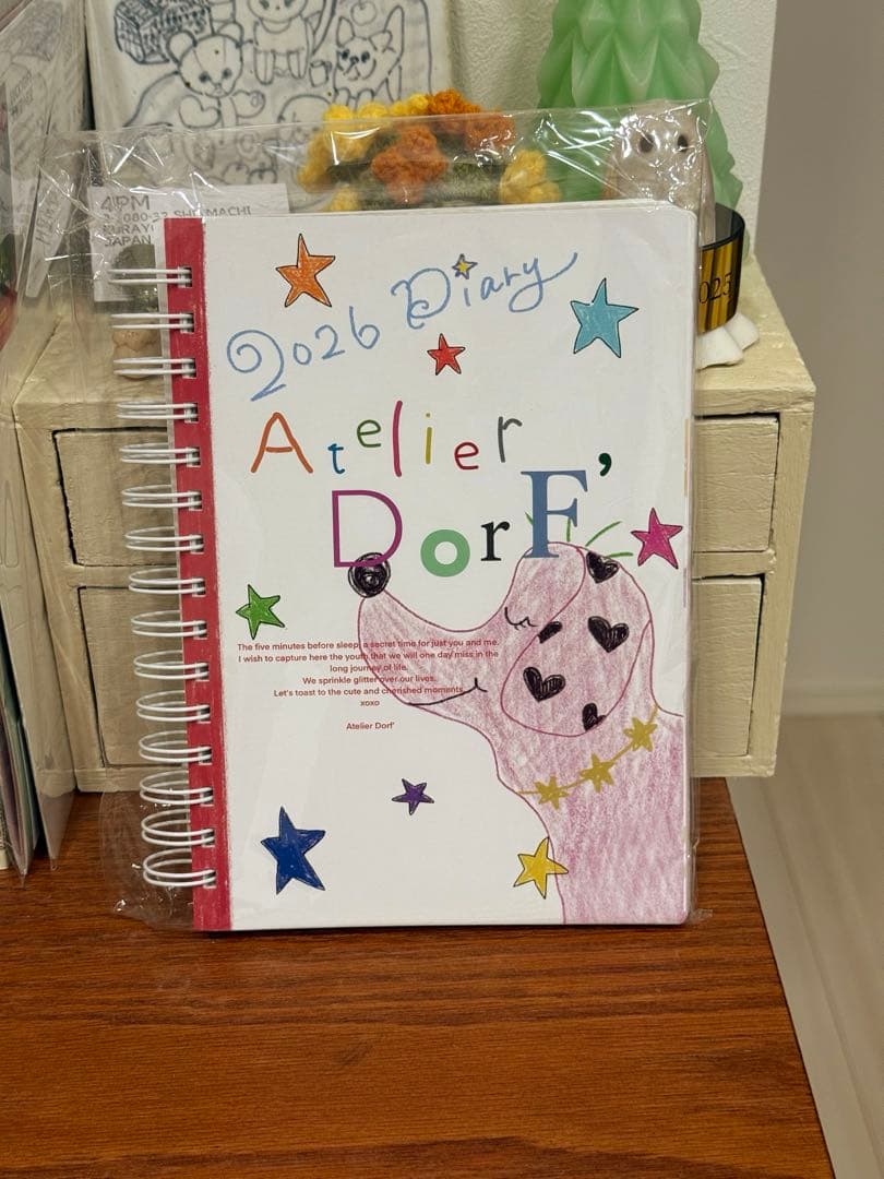 【新品】Atelier DorF' 加藤愛理 スケジュール帳 2026