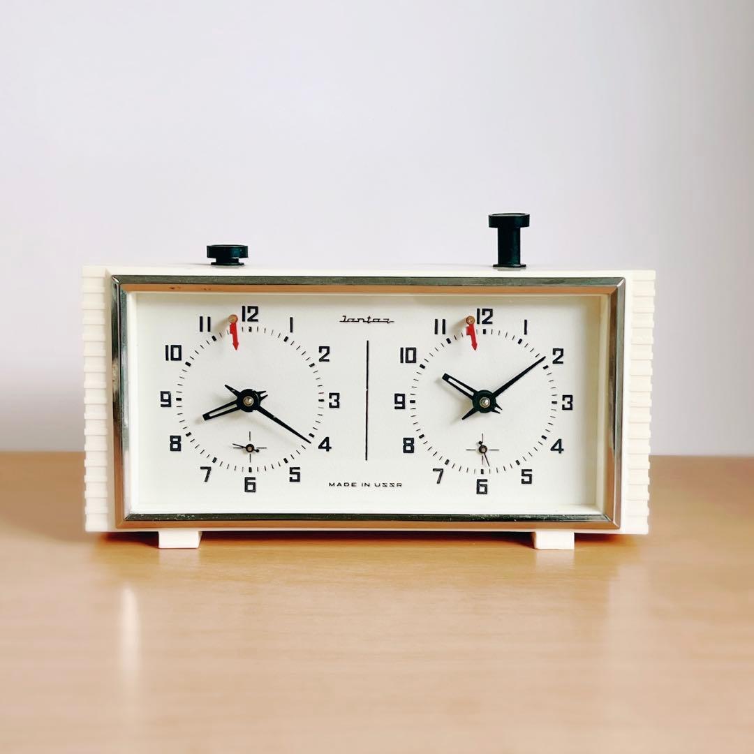 ソビエト　ヴィンテージ　チェスクロック【動作良好】