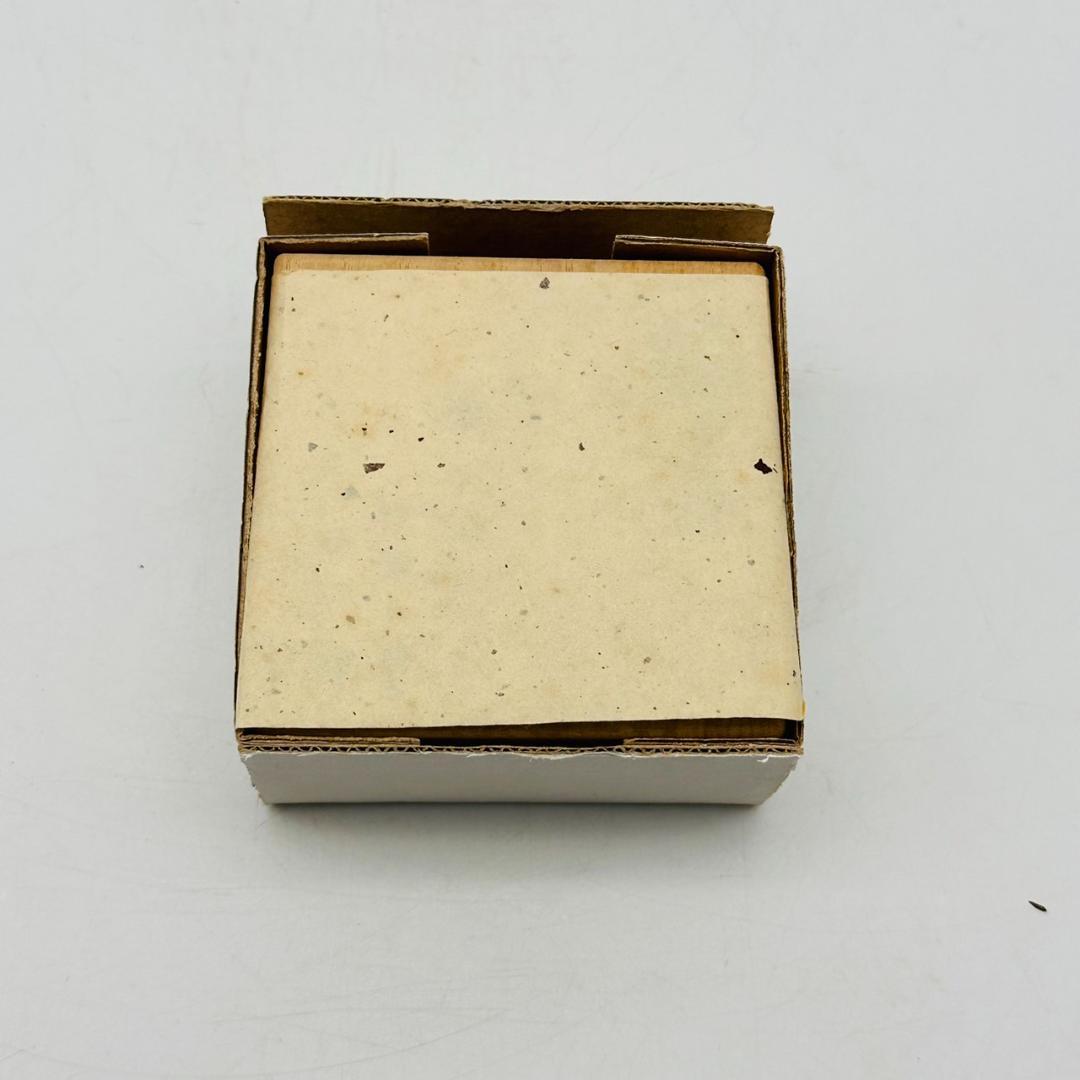 T　清水晃樹 神代杉 萩に虫絵 重色紙香合 内丸金箔 共箱 黄布 茶道具 香具