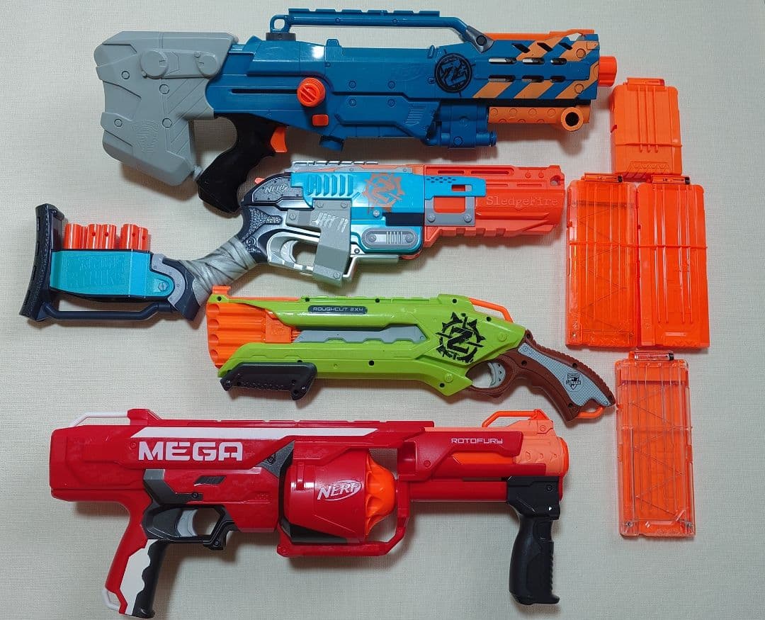 Nerf ナーフ ゾンビストライク ロングショット スレッジファイア等 B