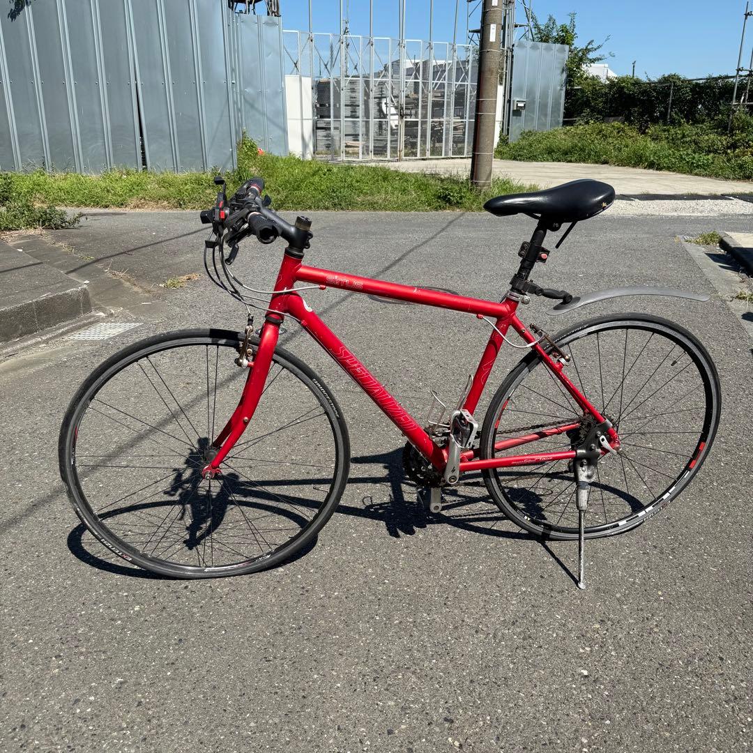 激安早い者勝ち✨　Specialized レッド クロスバイク