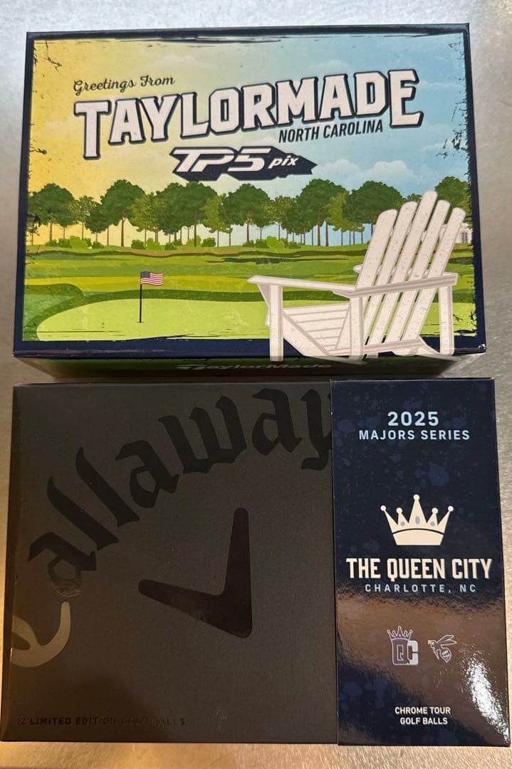 テーラーメイド　キャロウェイ　ゴルフボール　メジャー　限定　全米プロ　レア　希少