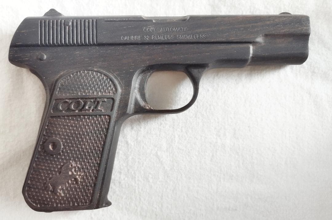 ブローニングＭ1903黒檀模型 手作 1/1スケール 新品