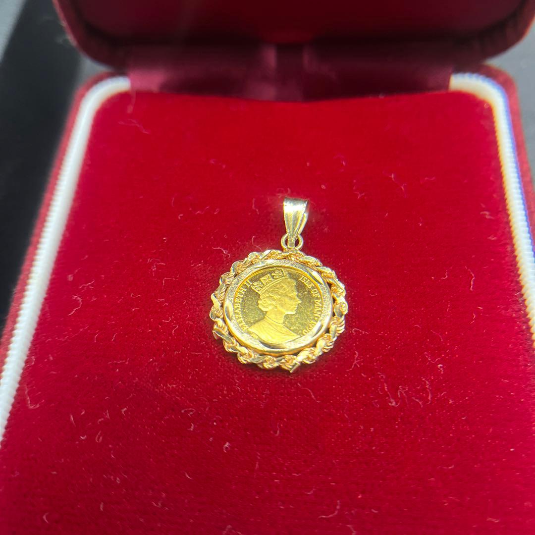 マン島キャット 1/25オンス ペンダント マン島キャット