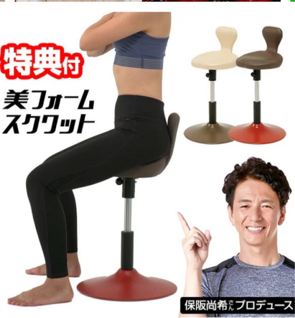 保阪尚輝 監修 美スクワット スクワット椅子マシン 上下運動 引き取り限定