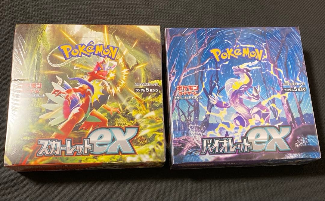 ポケモンカード　スカーレットex バイオレットex 未開封シュリンク付き　box