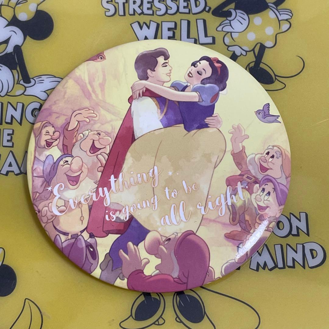 ディズニー 白雪姫 缶バッジ