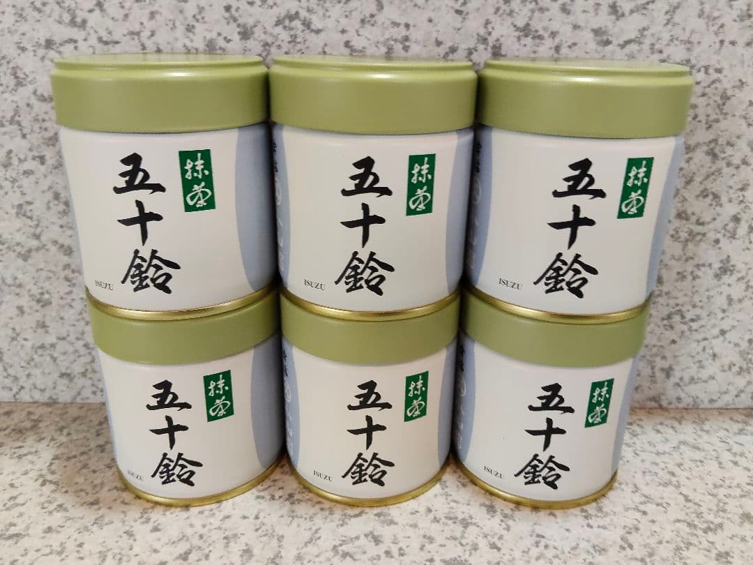 宇治 丸久小山園 抹茶 五十鈴40g缶【6缶セット】賞味期限2026年8月以降