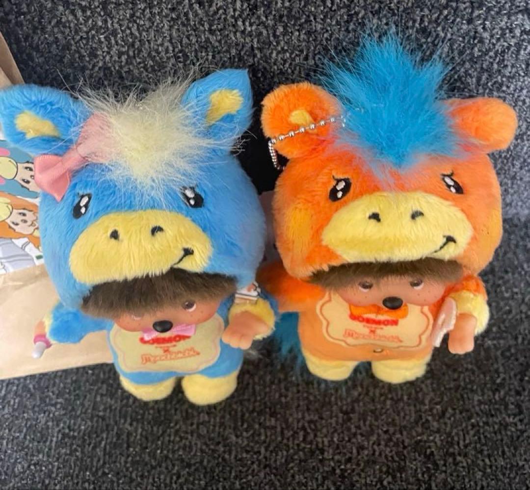 【湯布院限定】GOEMON モンチッチ 馬シリーズ 2体セット【新品】