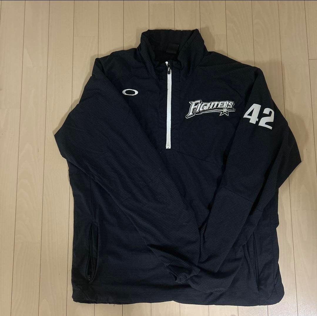 【支給品NPBマーク】日本ハム☆ブライアン・ロドリゲスグラウンドジャケット☆