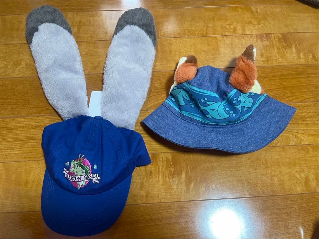 ズートピア ジュディ クロウハウザー、ニック帽子二種類