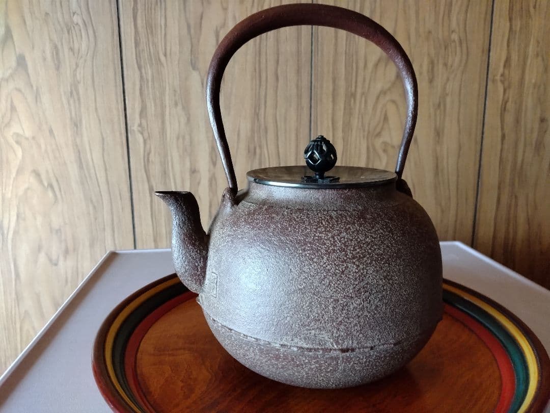 リ*ク様 茶道具鉄瓶　政光製 木箱付き（未使用品）