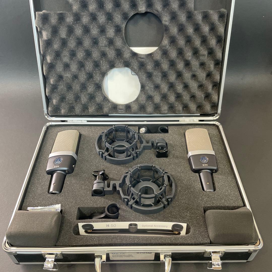 AKG ( アーカーゲー ) C214 STEREO SET コンデンサーマイク