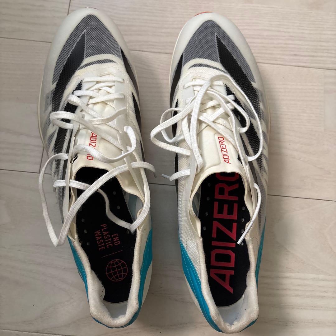 ADIZERO sp2スパイクシューズ ホワイト/グレー/ブルー　29.0cm