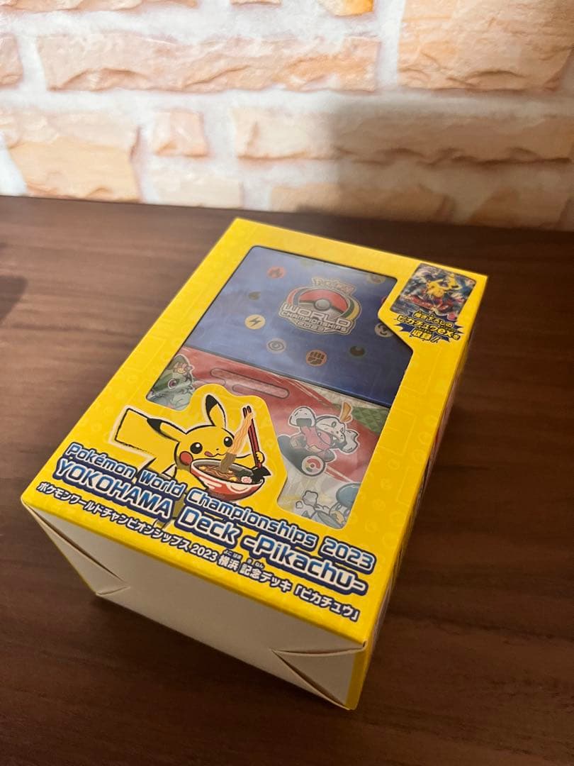 【新品未開封】 WCS23 2023横浜記念デッキ ピカチュウ 【プロモ付き】