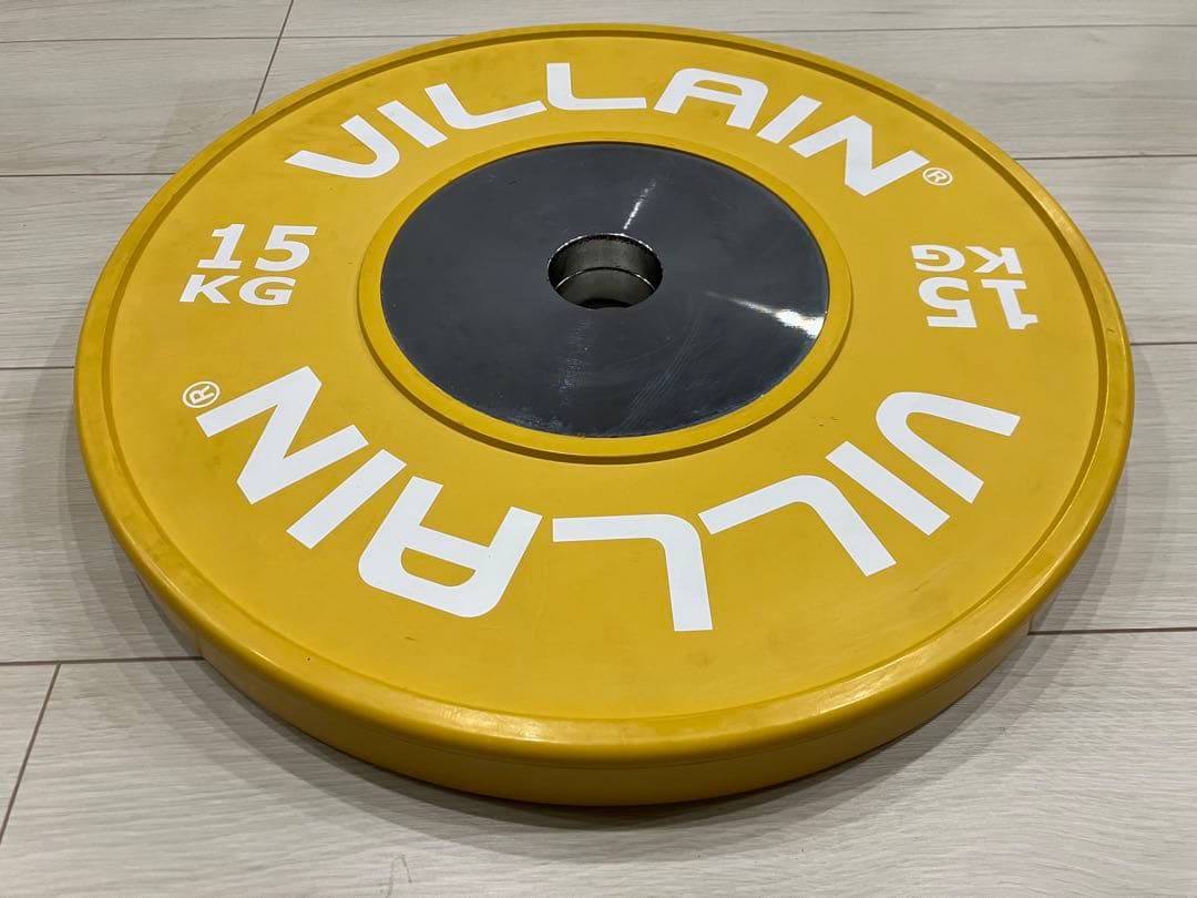 【ヒロ】②VILLAIN バンパープレート 15kg 1枚