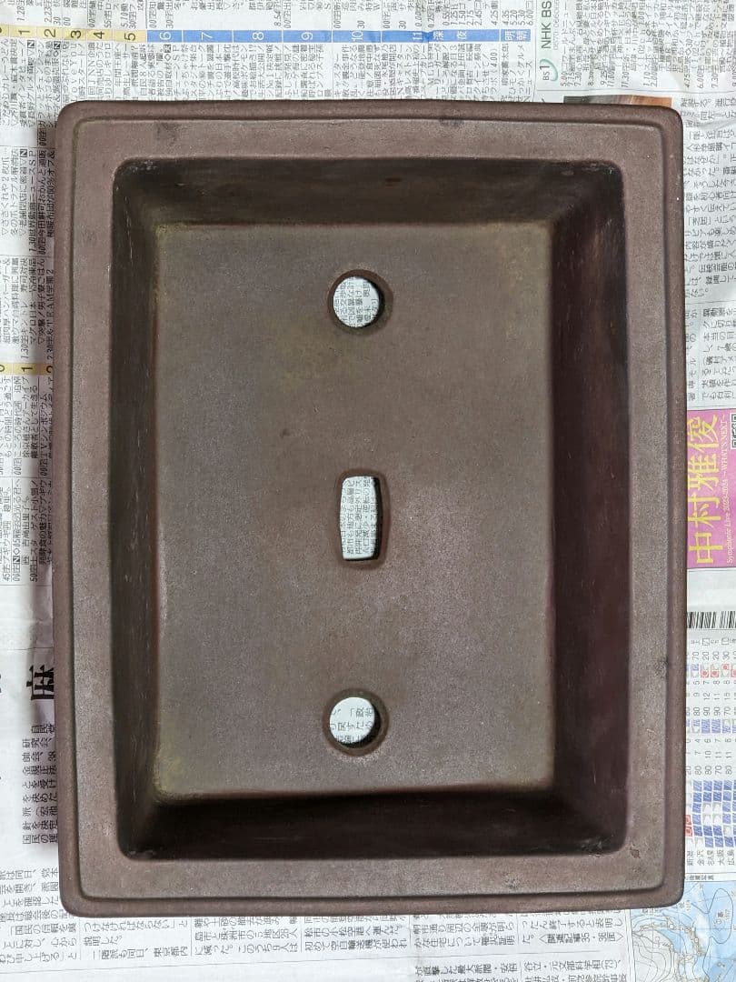 ♦紫砂 紫泥 盆栽鉢 美術品 ？志那鉢 中国鉢 コレクション 骨董品アンティーク