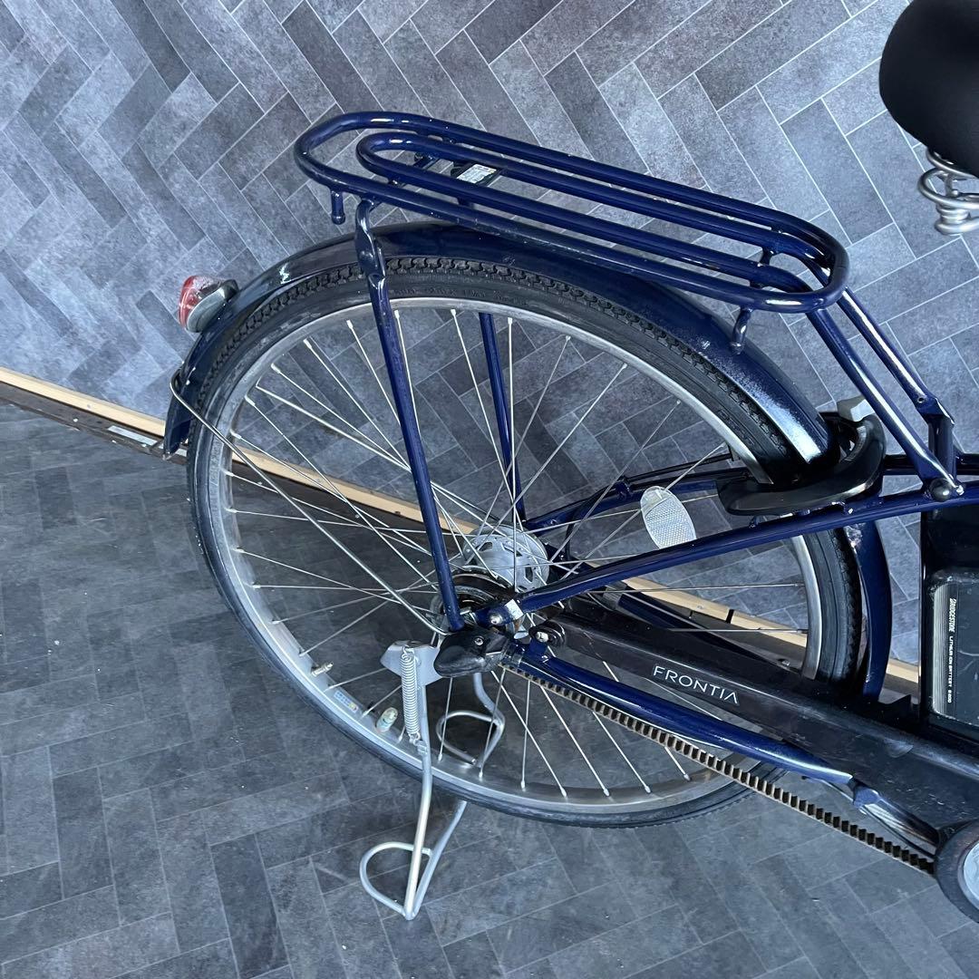FRONTIA 電動アシスト自転車 ネイビーバッテリーB400