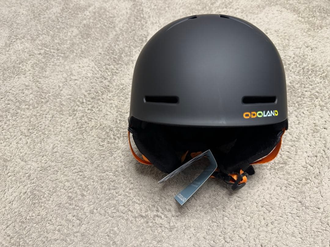 Odoland 子供用スキースノボヘルメット ゴーグル付きXSサイズ ブラック