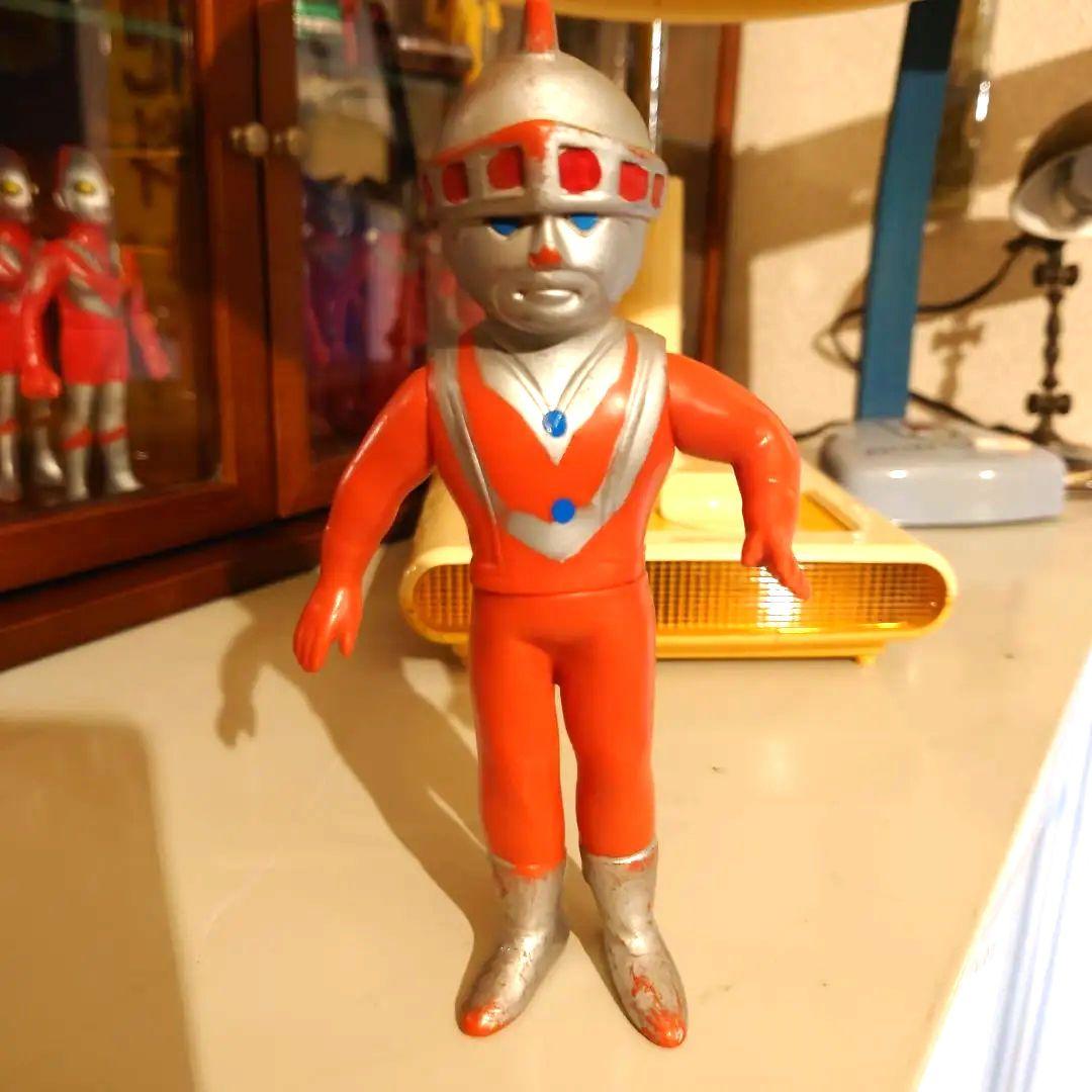 当時物■アイアンキング■無版権パチ16㌢ミドルサイズ　ソフビ　手踊り