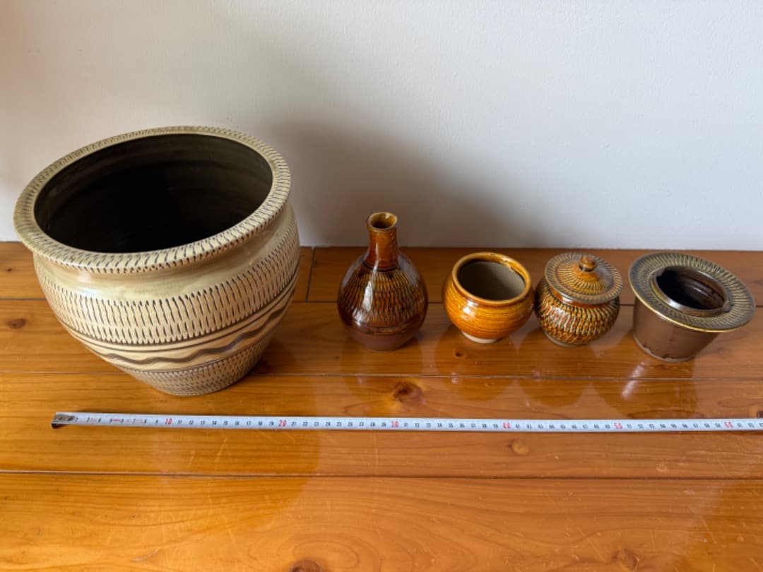 小鹿田焼 陶器の器 5個セット