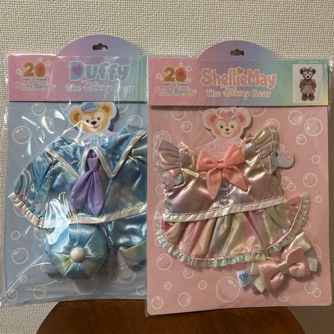 ダッフィーアンドフレンズ　カラフルハピネス　コスチューム　２点セット