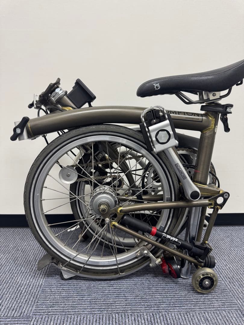 BROMPTON M3L RAW 中古美品 2009モデル 折りたたみ 自転車