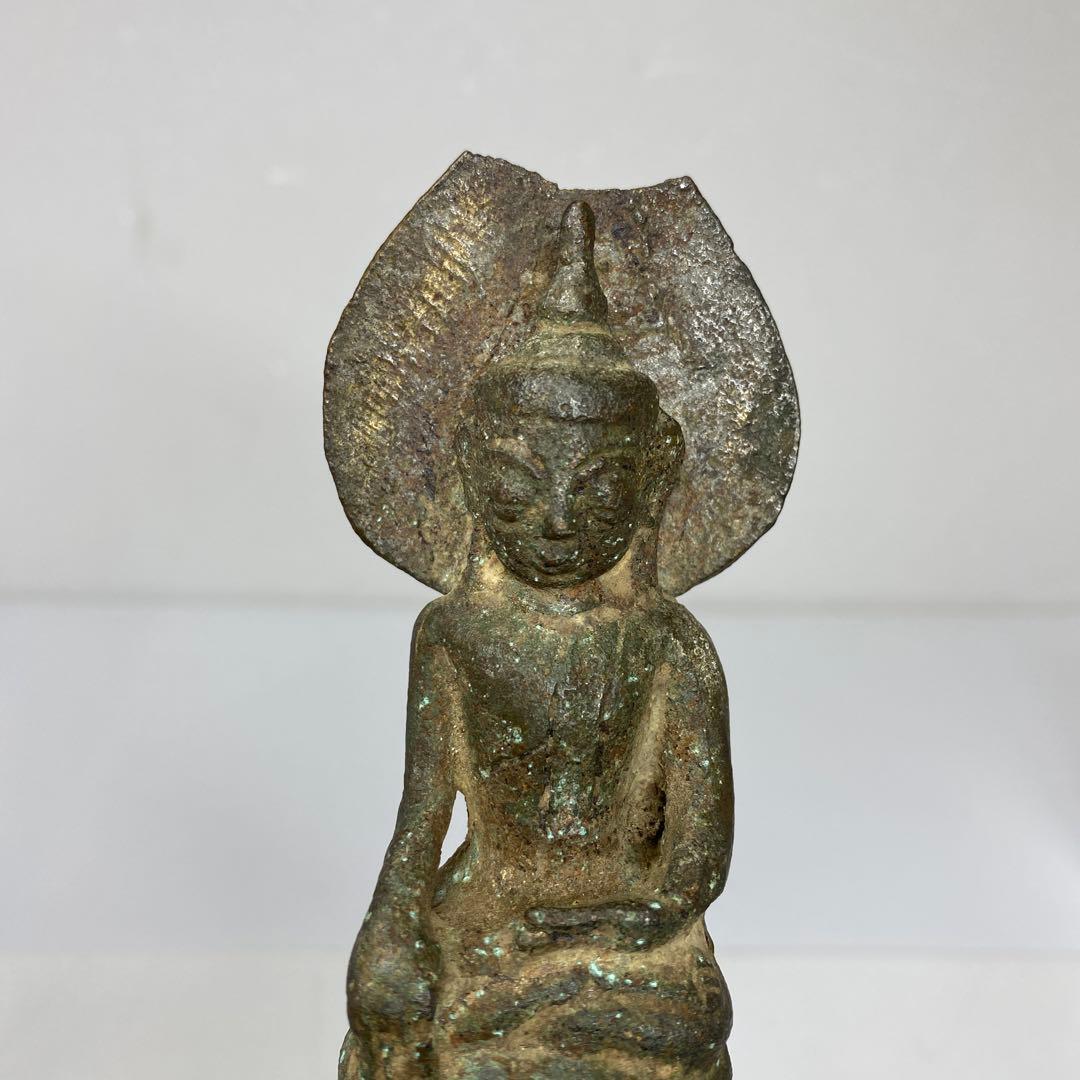 古代　朝鮮　古銅　仏像　170g タサオ　東さ7-0330☆2F