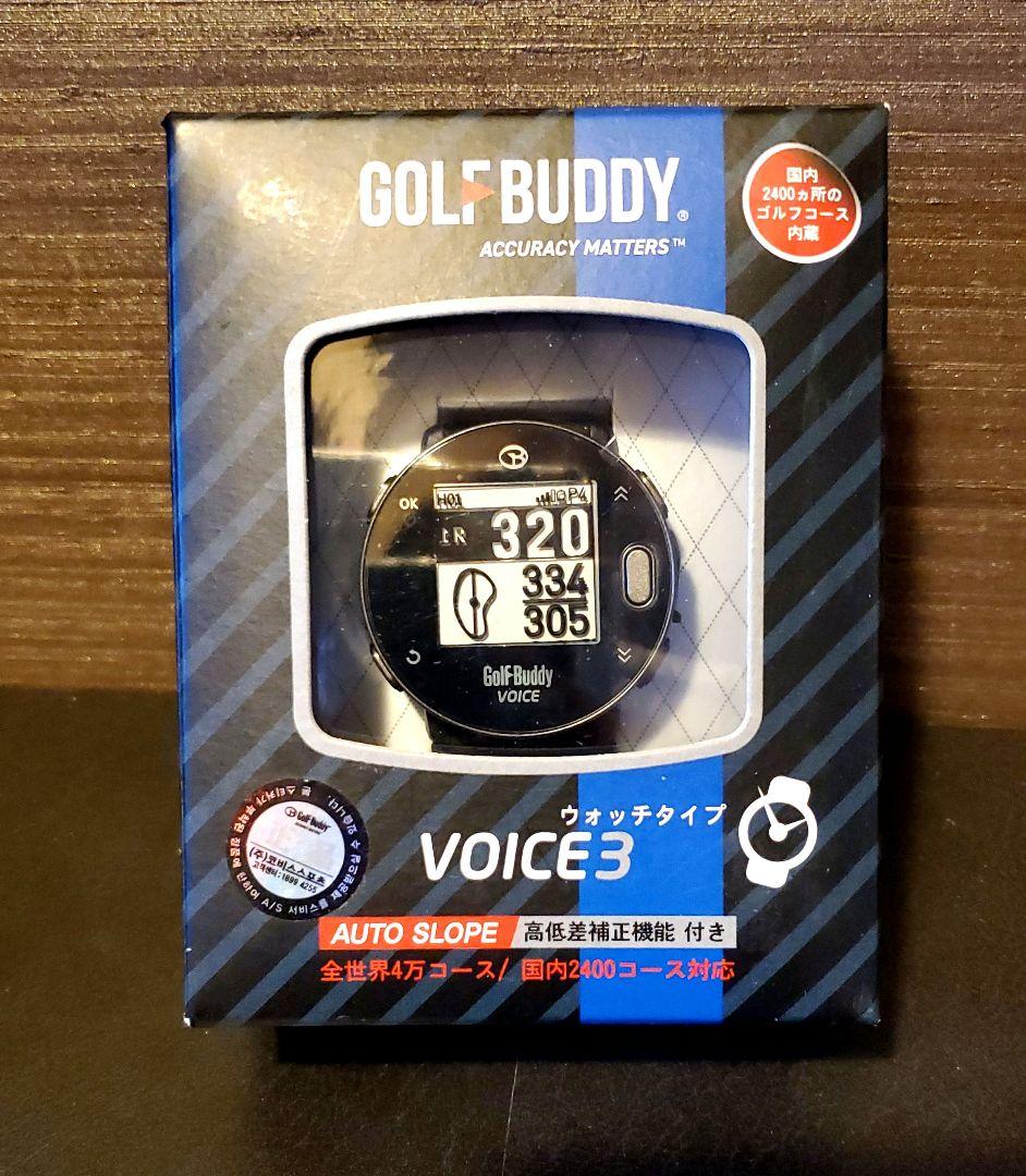 【週末特別価格】GOLF BUDDY VOICE 3 GPSナビ ウォッチタイプ