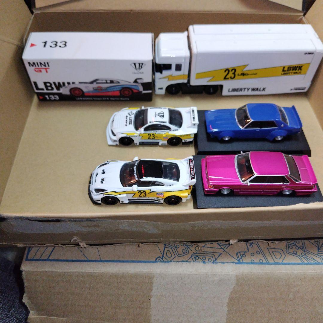 ＳＫさん専用★商品Ｎｏ.３７３０★ＬＢＷＫ他・日産車の詰め合わせ７台セット☆