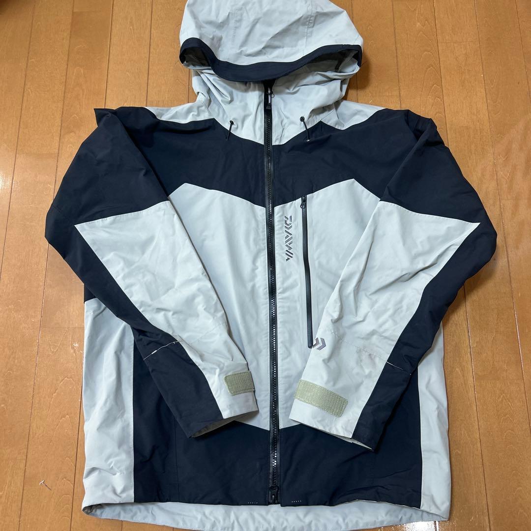 ダイワ レインジャケット　Lサイズ　グレー/ブラック　DR-3023